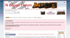 Desktop Screenshot of ngaugeforum.co.uk