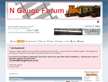 Tablet Screenshot of ngaugeforum.co.uk